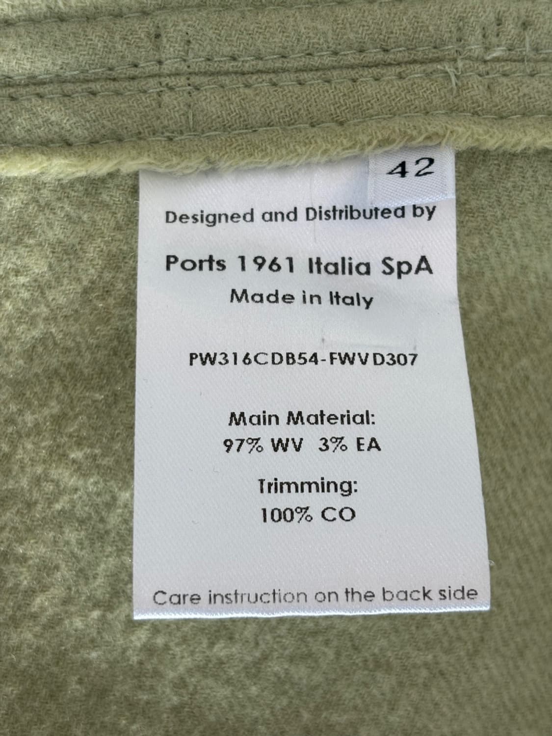 Ports 1961 Wool Coat 상품이미지8