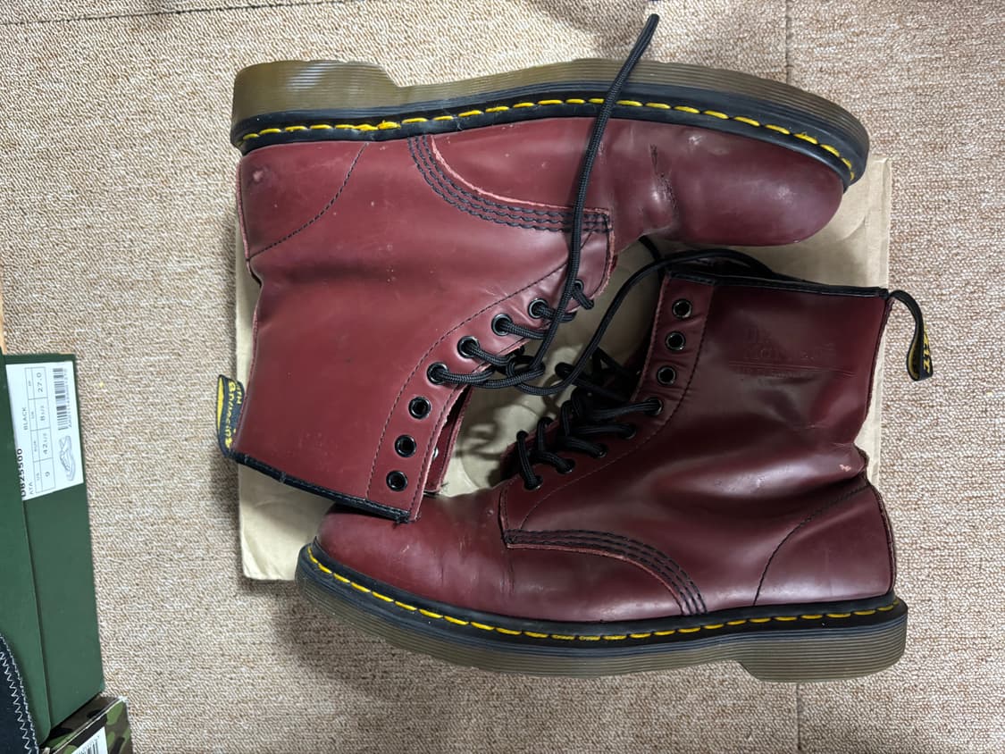 닥터마틴 체리레드 부츠 상품이미지4