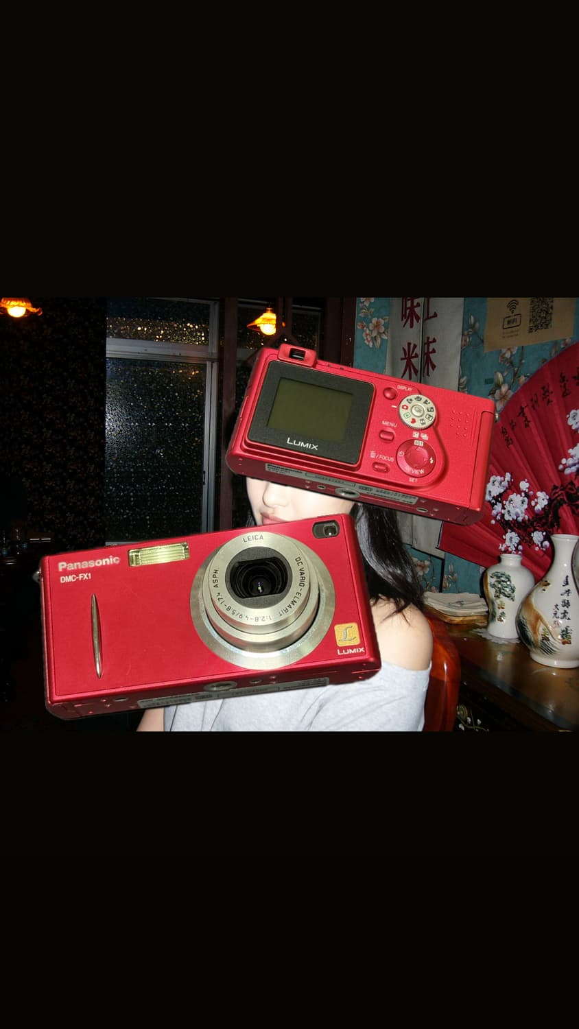 📸 Panasonic LUMIX DMC-FX1 레드 빈티지 디카 상품이미지1