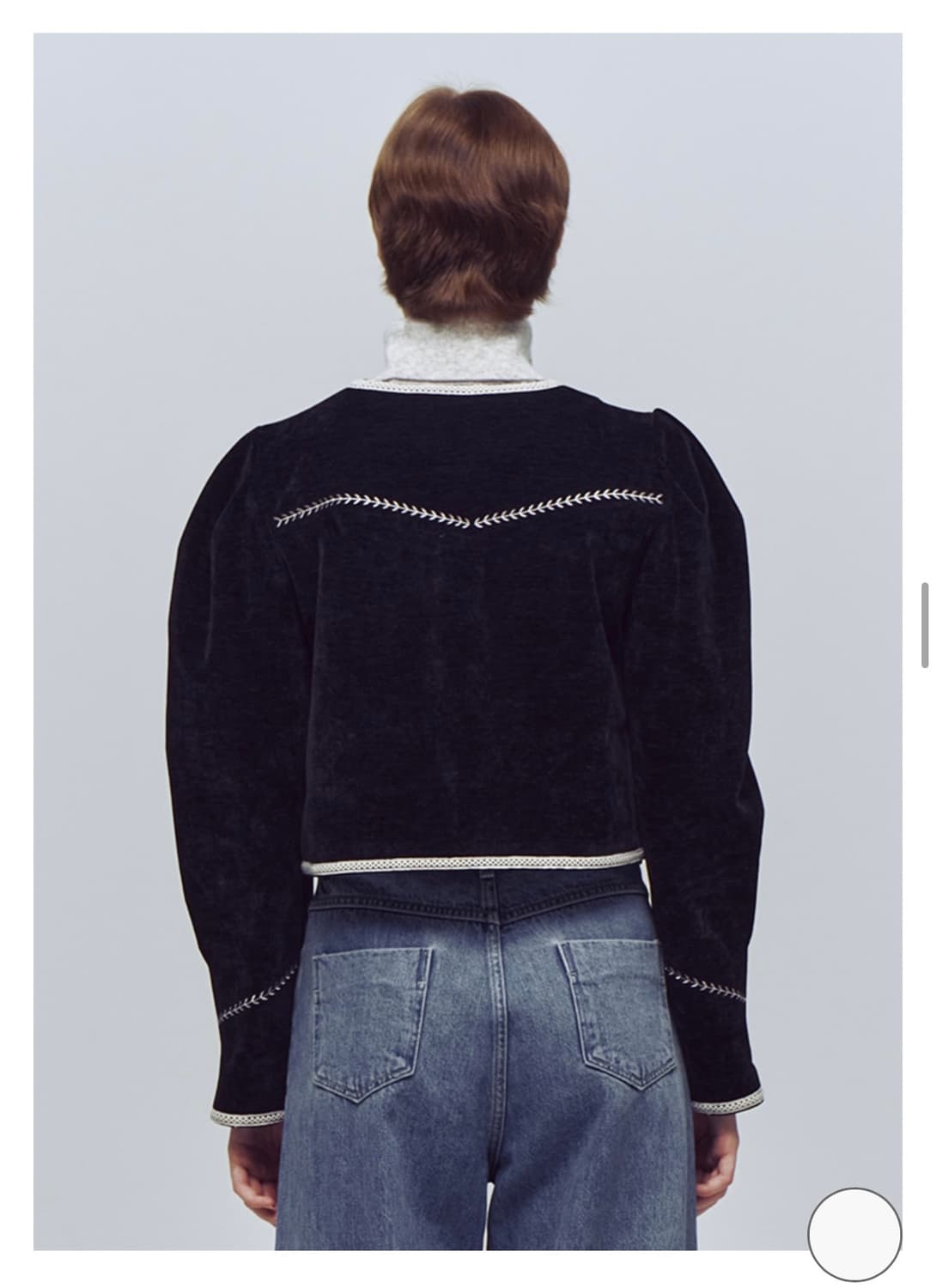 VOCAVACA 보카바카 자수 벨벳 자켓 S 상품이미지3