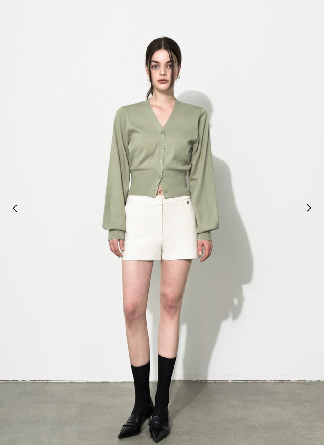 문트 캐시미어 브이넥 가디건 상품이미지6