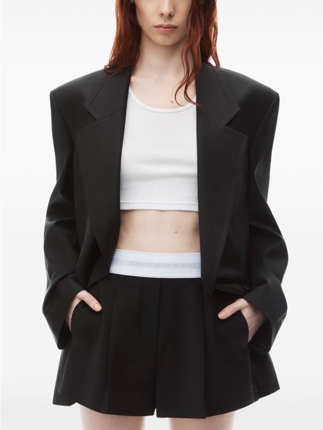 알렉산더왕 밴딩 로고 반바지 상품이미지5