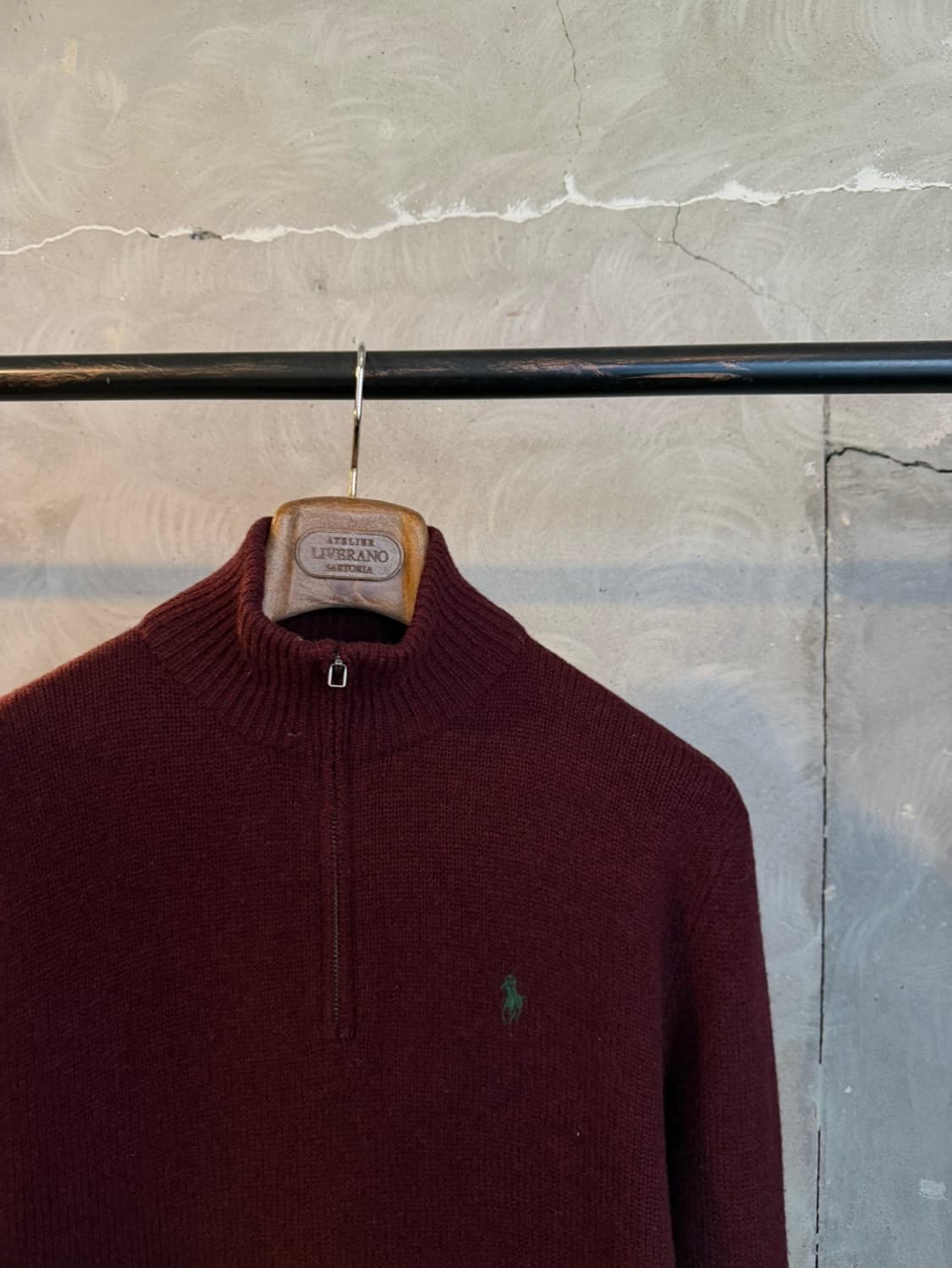 폴로 랄프로렌 짚업 니트 슬림100 상품이미지6