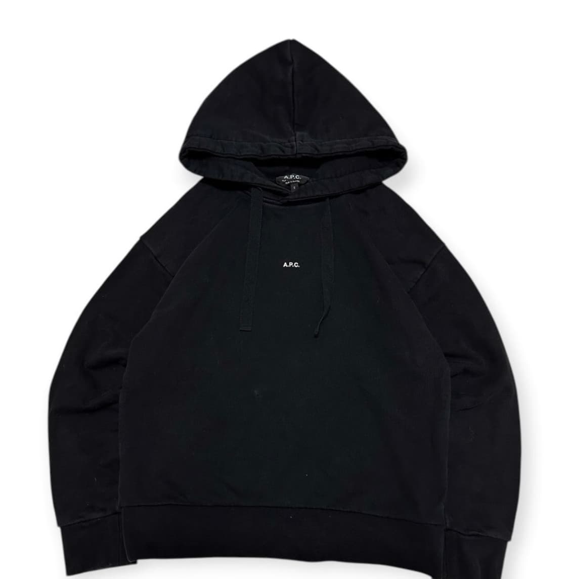 아페쎄 블랙 후드티 상품이미지1