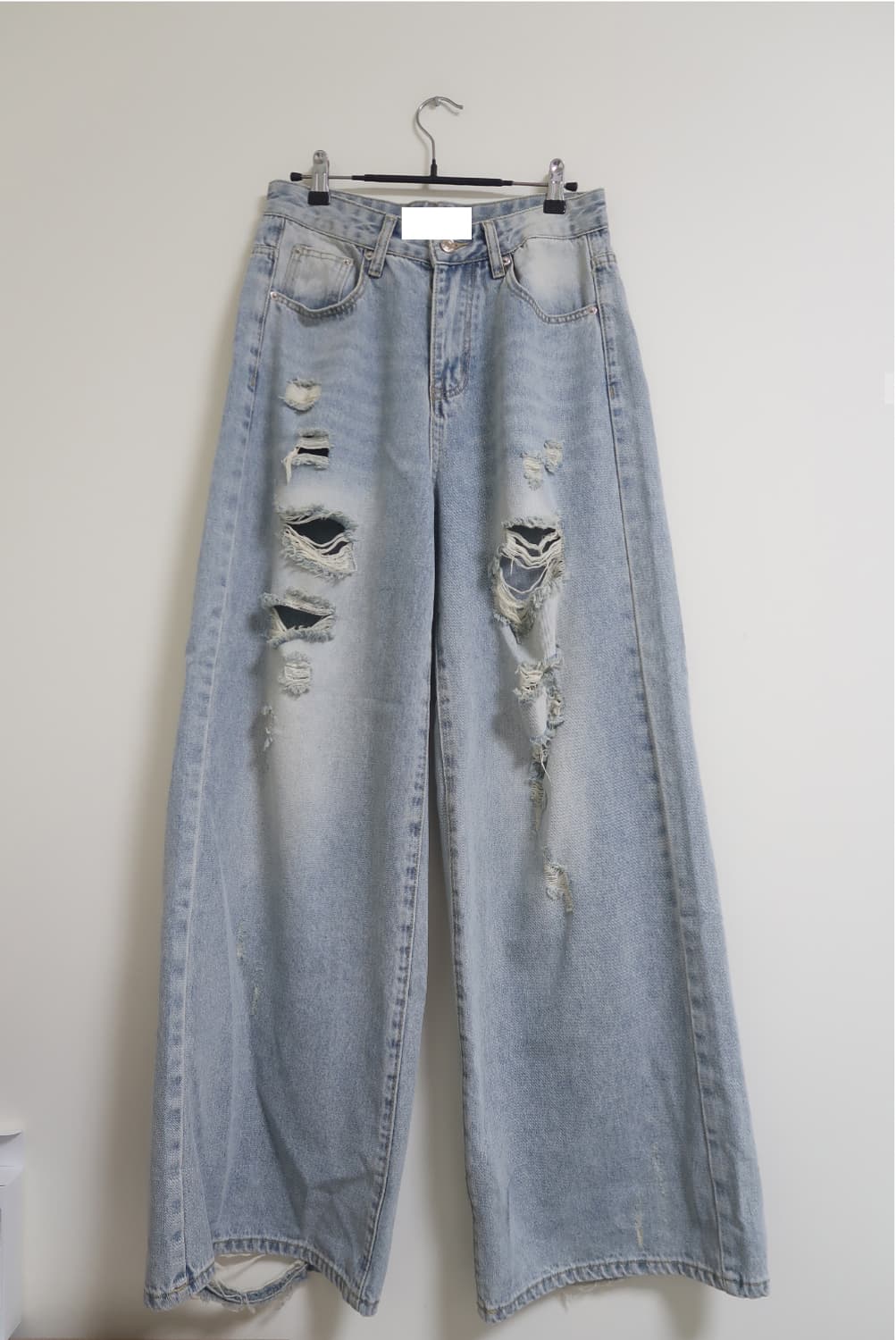 아워캐비넷 ourcabinet 데미지 데님팬츠 상품이미지8