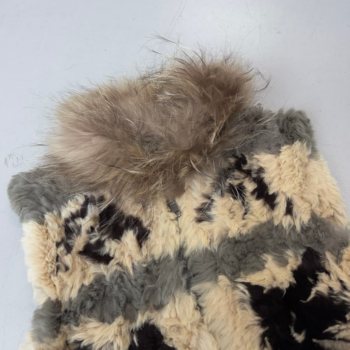 JPN 제팬 Y2K 퍼 코위찬 니트 베스트 상품이미지3