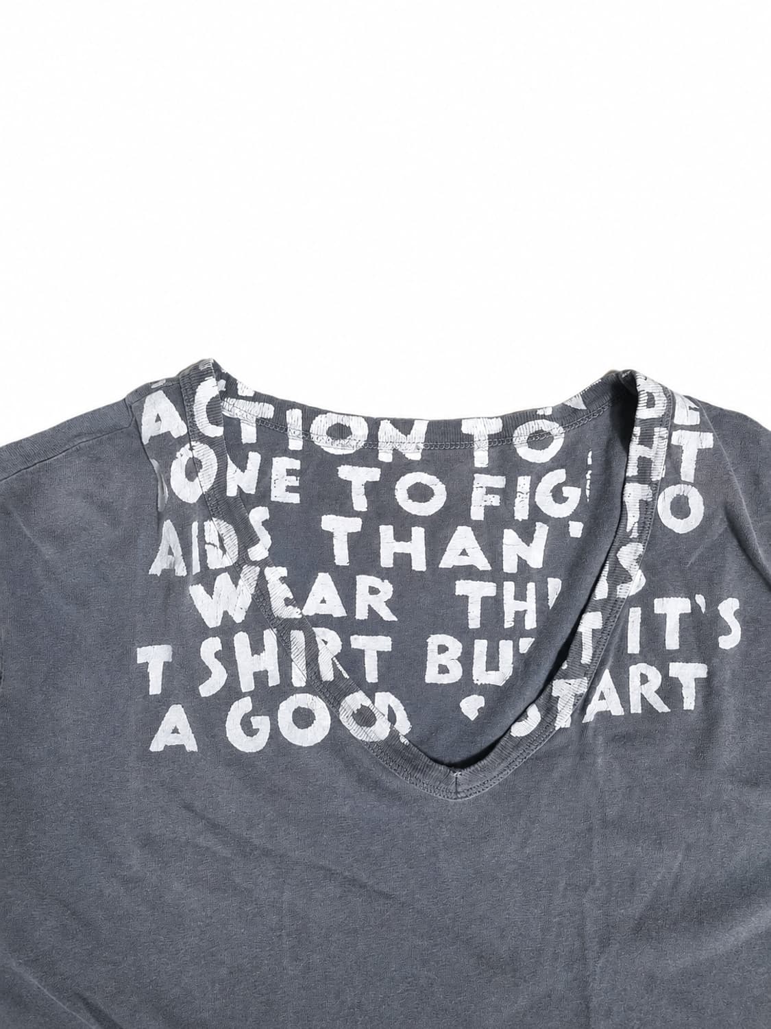 Martin Margiela AIDS T-shirt Grey L 상품이미지2