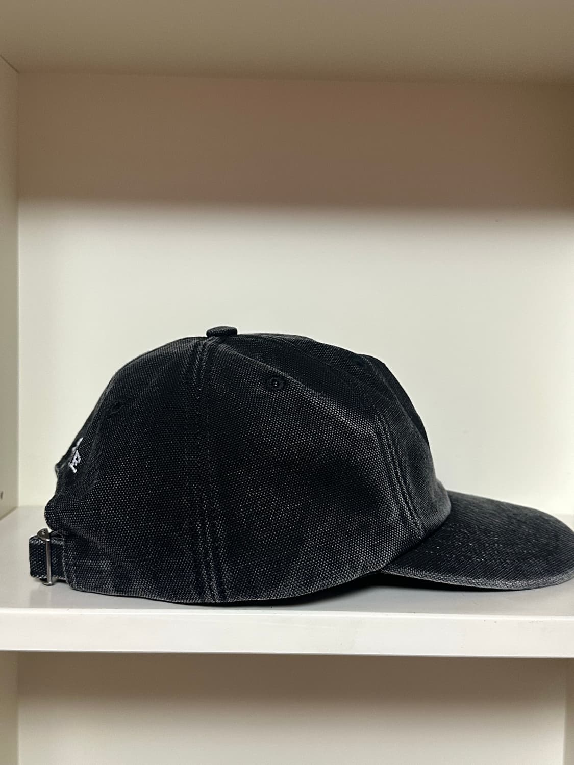 슈프림 피그먼트 S 로고 6-패널 블랙 볼캡 모자- 24FW 상품이미지5