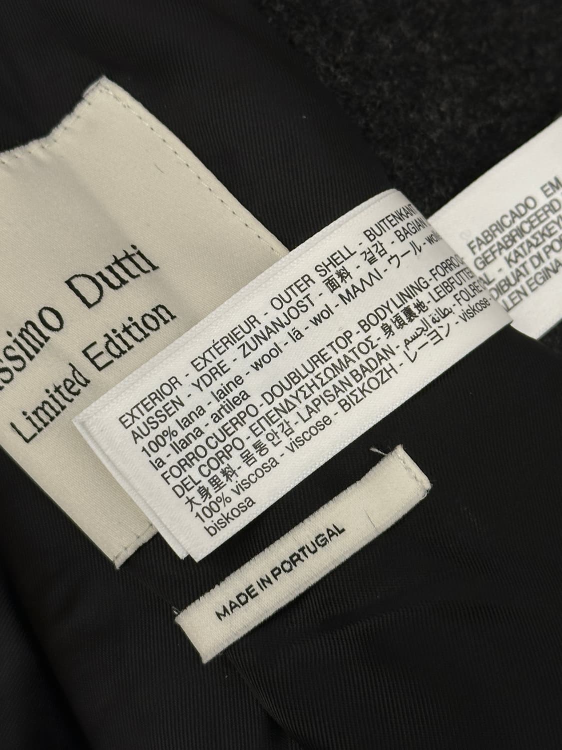 [새제품] 마시모두띠 리미티드 오버핏 더블코트 54 다크그레이 상품이미지5