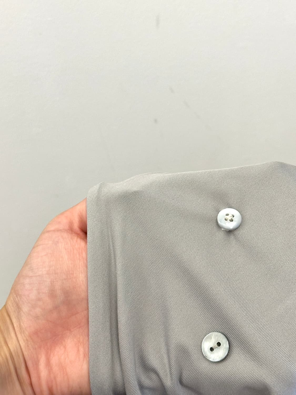 Button multi halter sleeveless / grey 상품이미지10