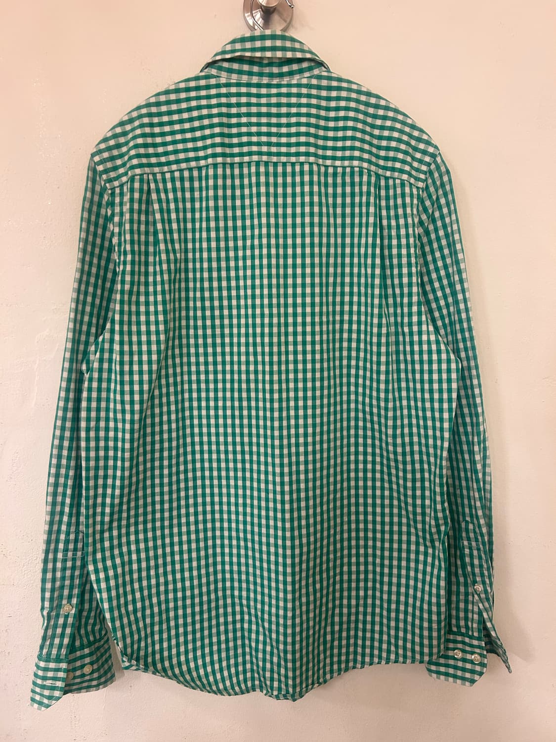 타미힐피거 깅엄 체크 셔츠 S 상품이미지7