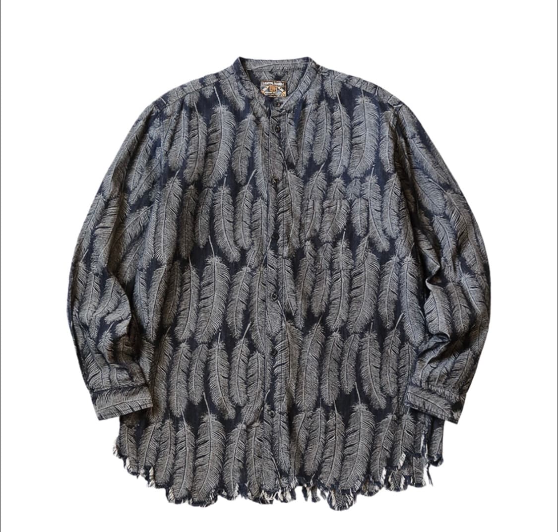 [4]캐피탈 맥파이 데님 스탠드 셔츠 상품이미지1