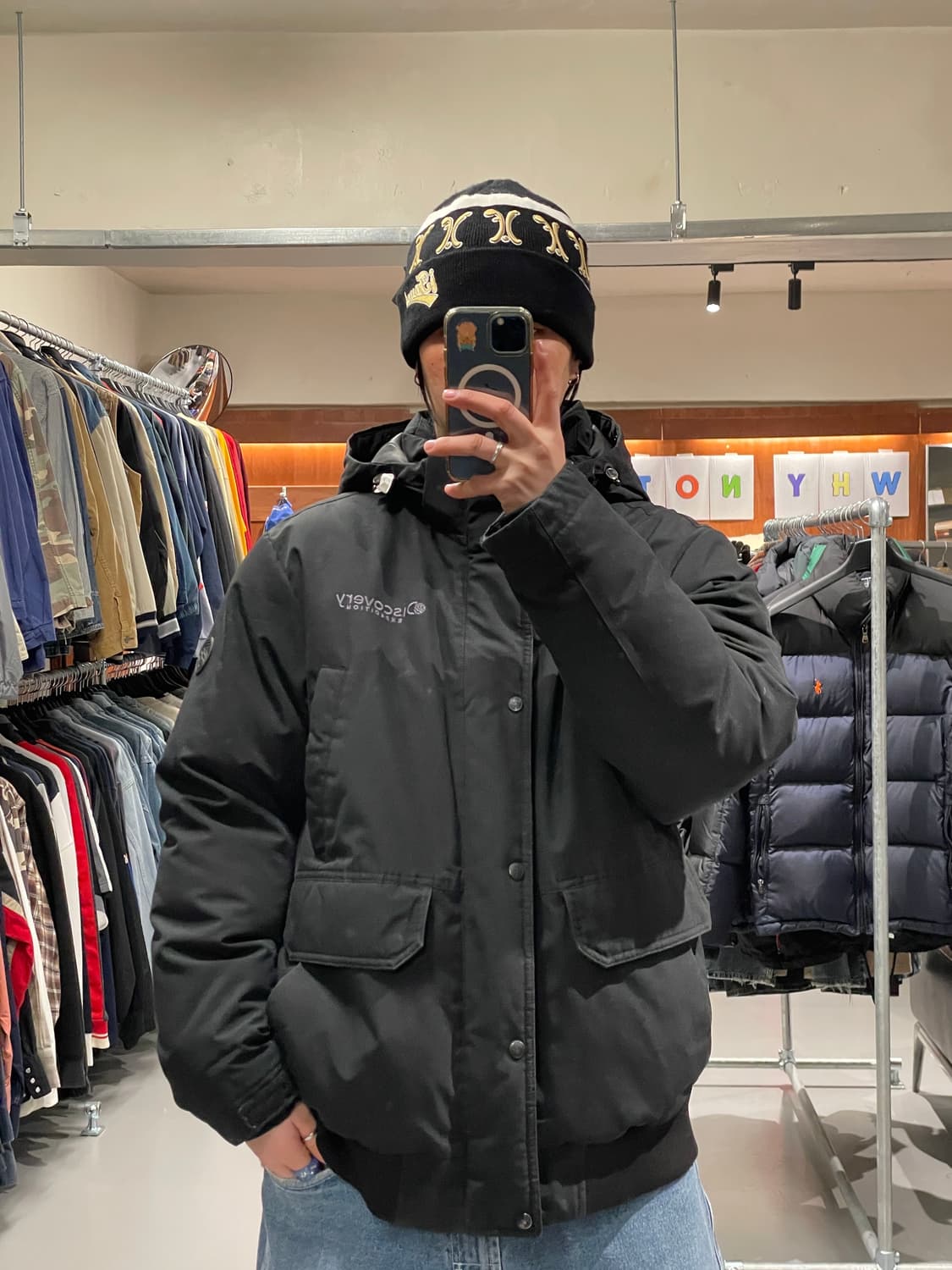 ❤️‍🔥디스커버리 준대장급 패딩❤️‍🔥(드라이클리닝 완료) 상품이미지1