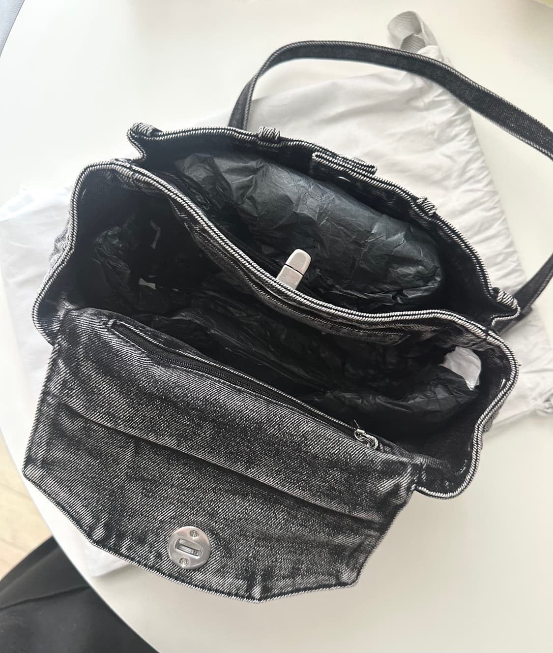 찰스앤키스 데님 토트•크로스백 상품이미지4