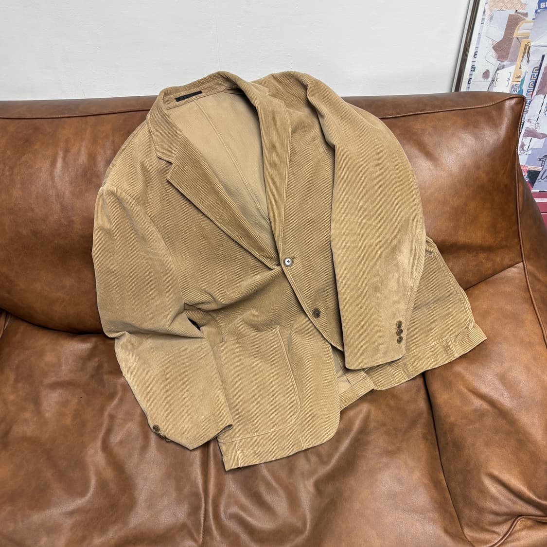 [XL] 유니클로 베이지 코듀로이 자켓 상품이미지2