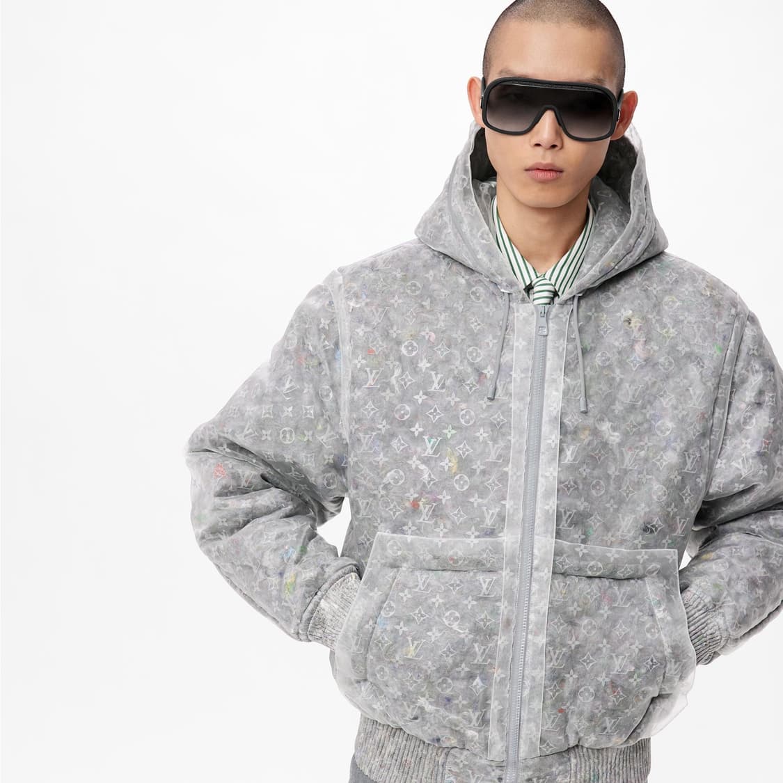 루이비통 오간자 패디드 실크 점퍼 52(105-110) 국내판 상품이미지8