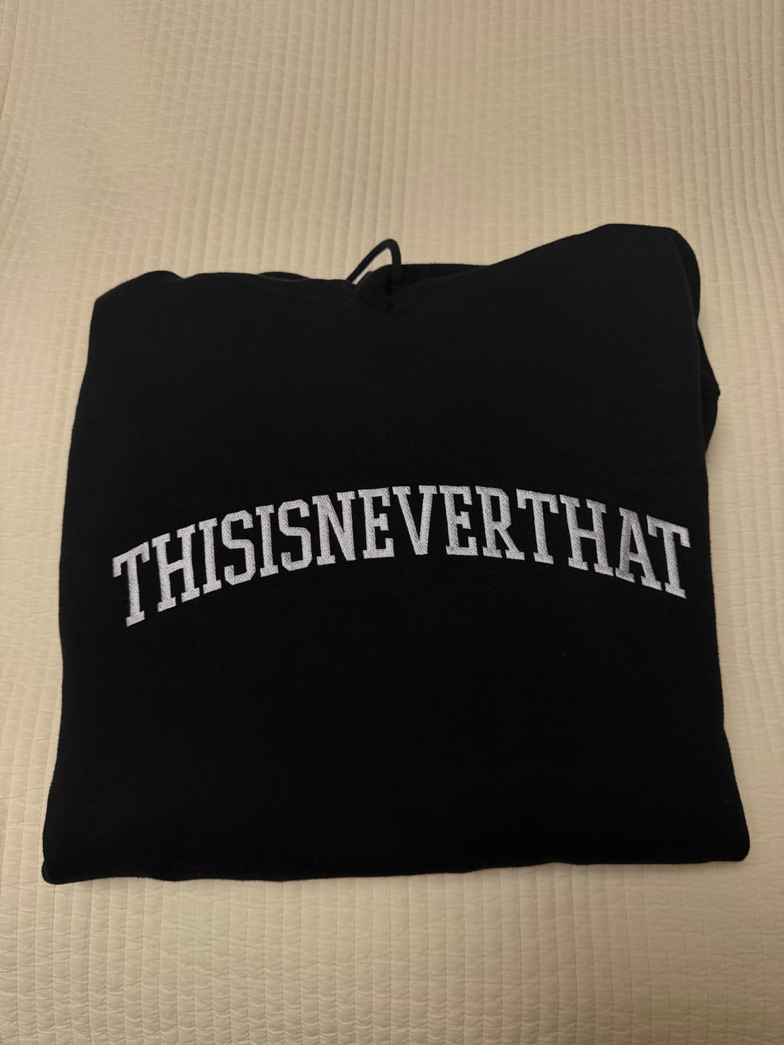디스이즈네버댓 Arch-Logo Hoodie Black XL 상품이미지3