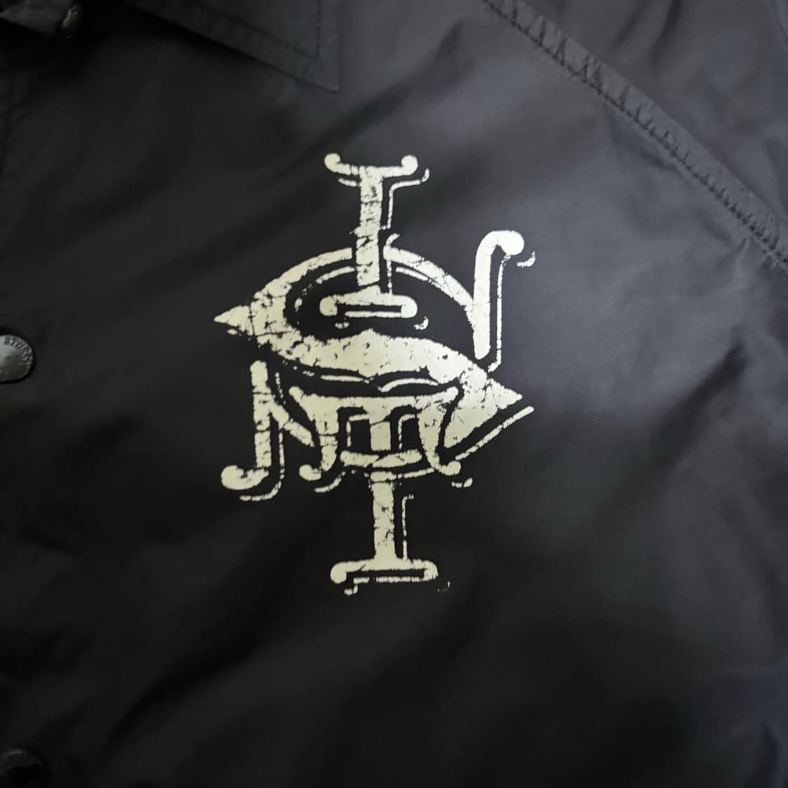 스투시(Stussy) 인터내셔널 올드스쿨 코치 자켓 (블랙) 상품이미지2