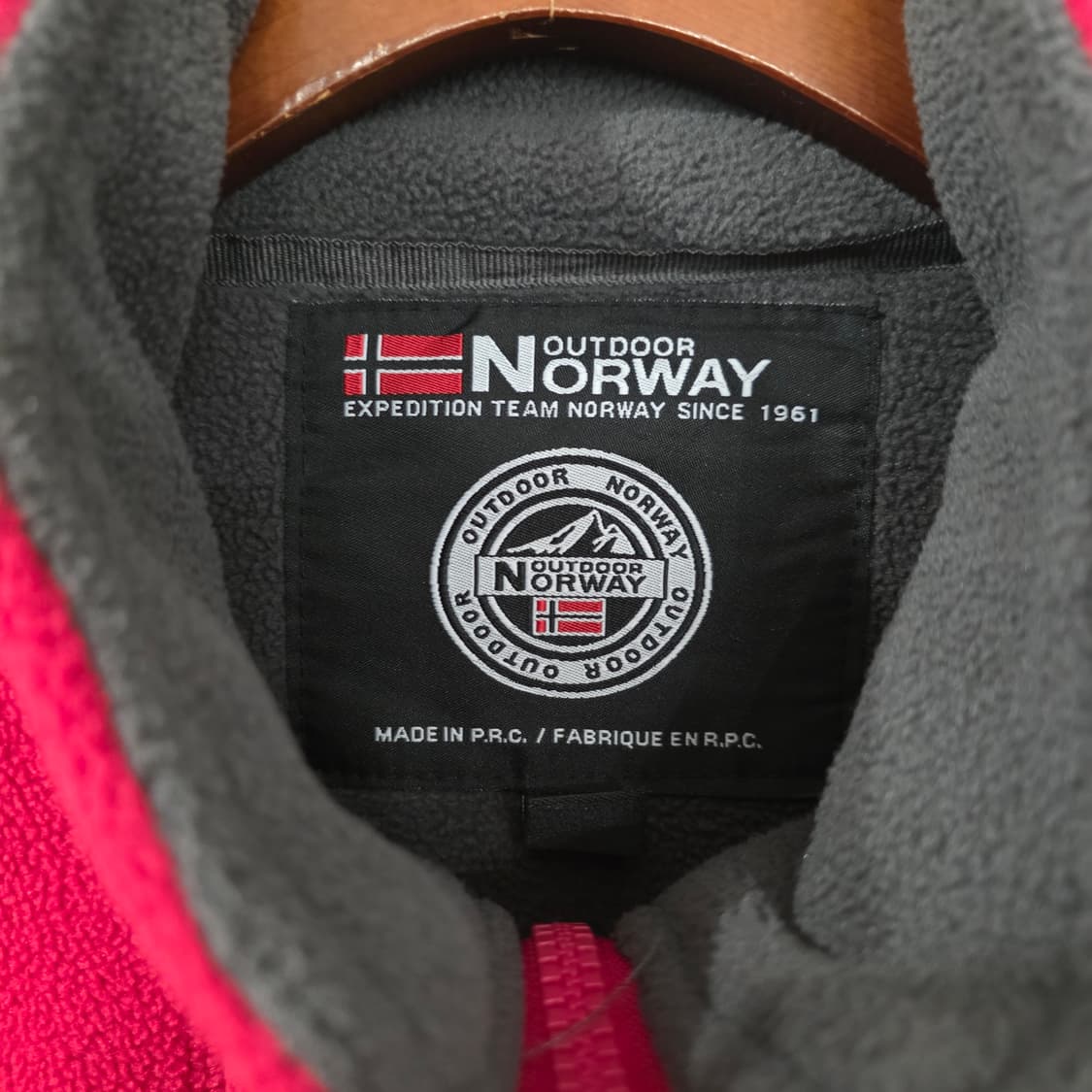 아웃도어 노르웨이 남성 플리스 자켓 레드 상품이미지6