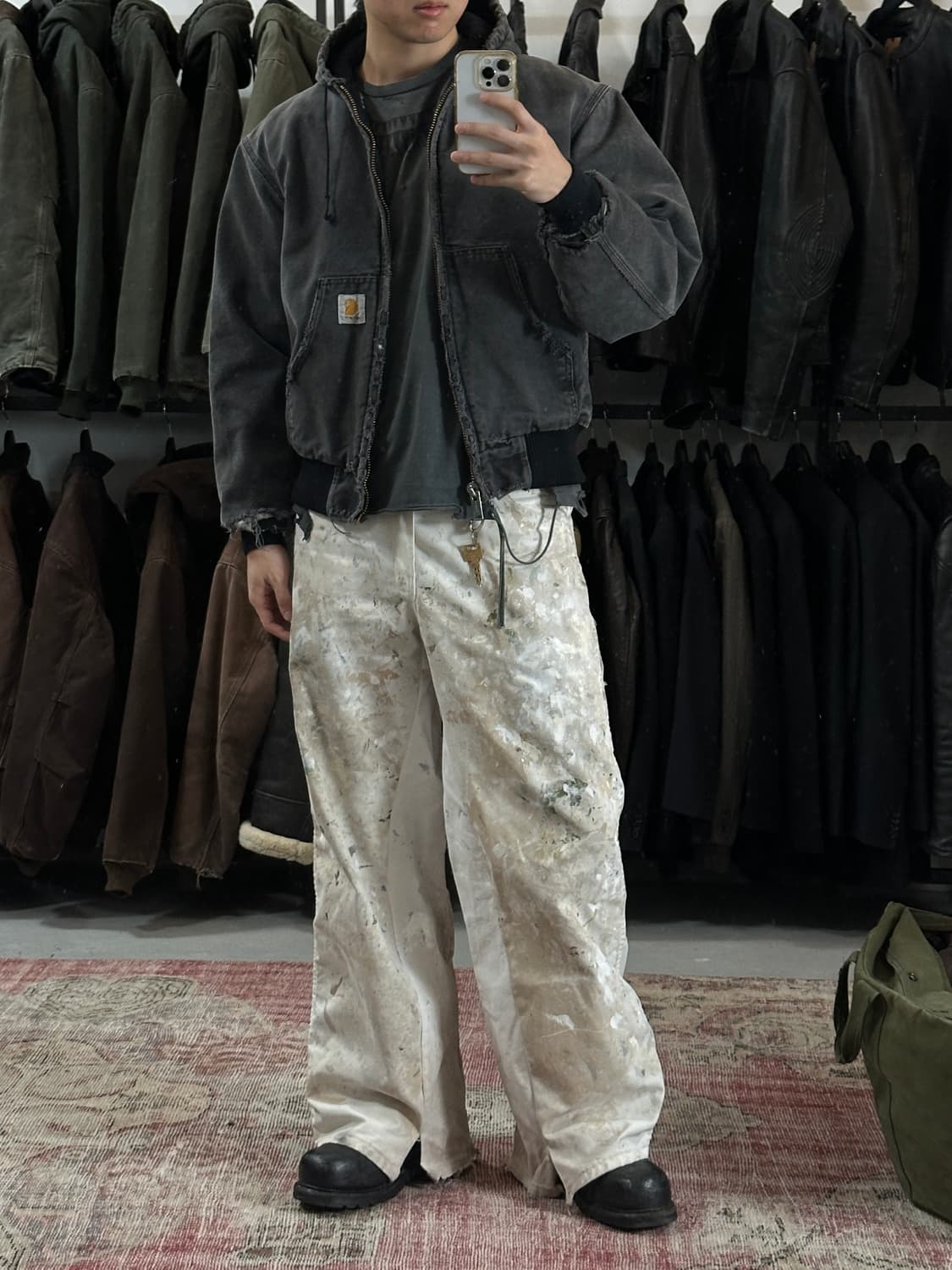 90's OG USA Made 칼하트 JQ1005 액티브 자켓 상품이미지9