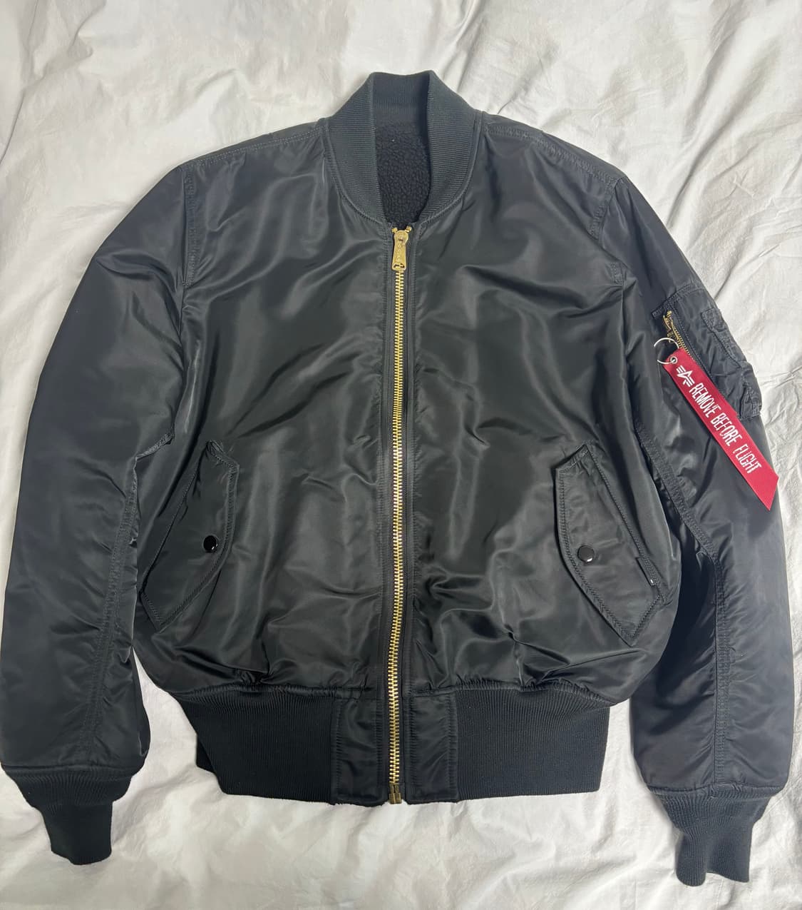 디스이즈네버뎃 x 알파인더스트리 콜라보 리버시블 ma-1자켓 한정판 상품이미지1