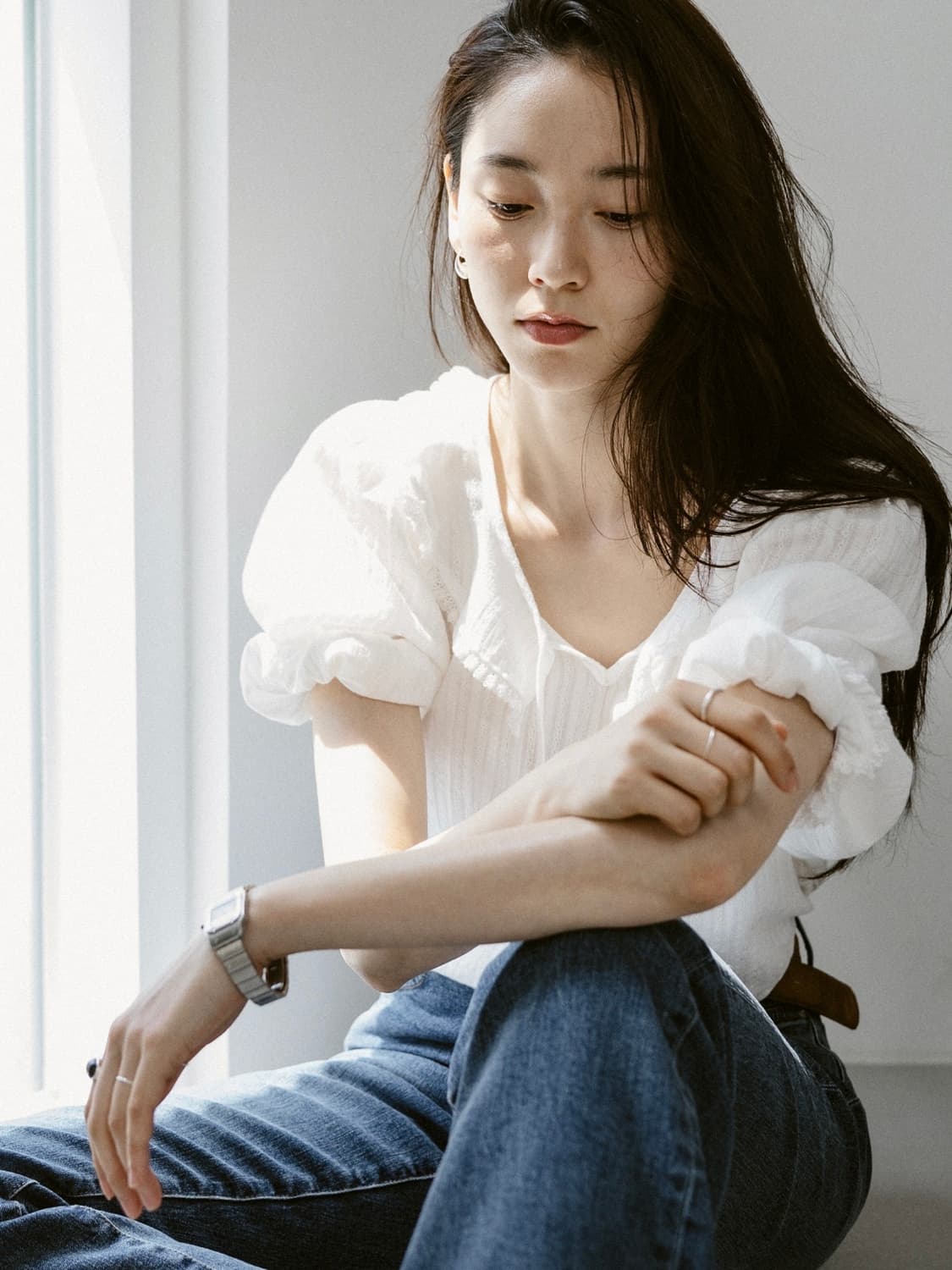 (새상품) Salthe 스앨더 빈티지 레이스 블라우스 상품이미지8