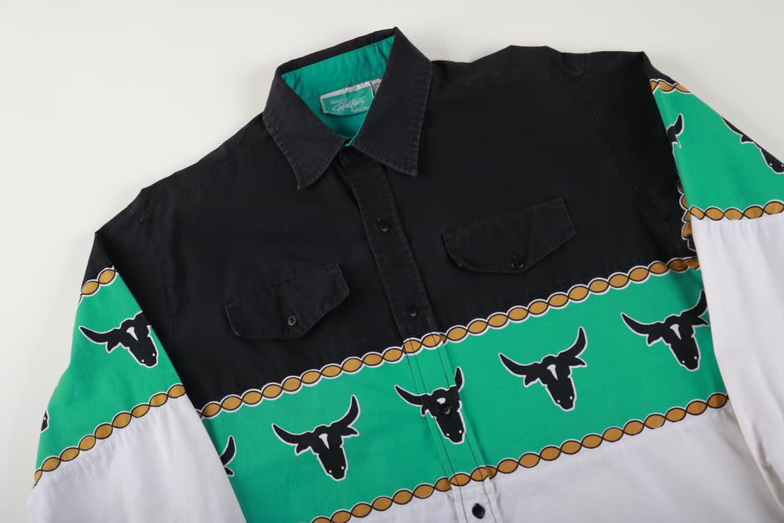 [M] 90's 빈티지 웨스턴 셔츠 상품이미지2
