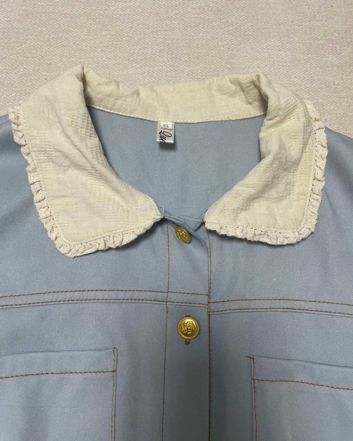 [새제품] 스카이블루 점프수트 free 상품이미지2