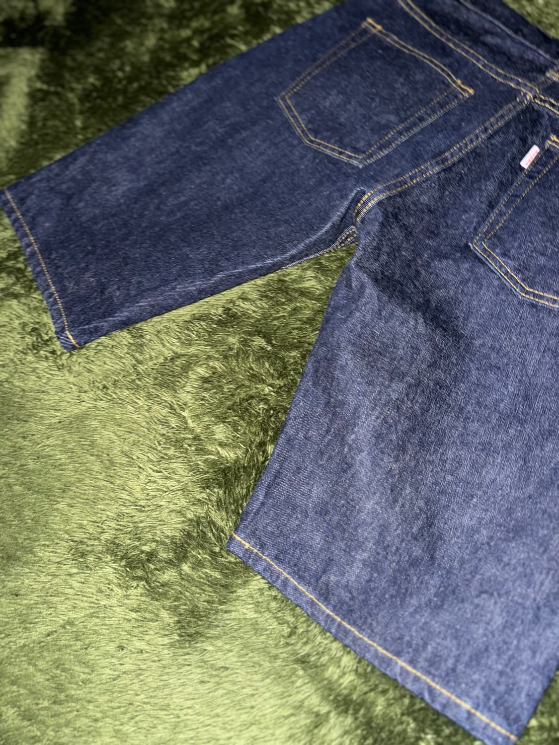 [L] BEAMS 빔즈 Made in Japan 데님 쇼츠 딥 인디고 상품이미지8