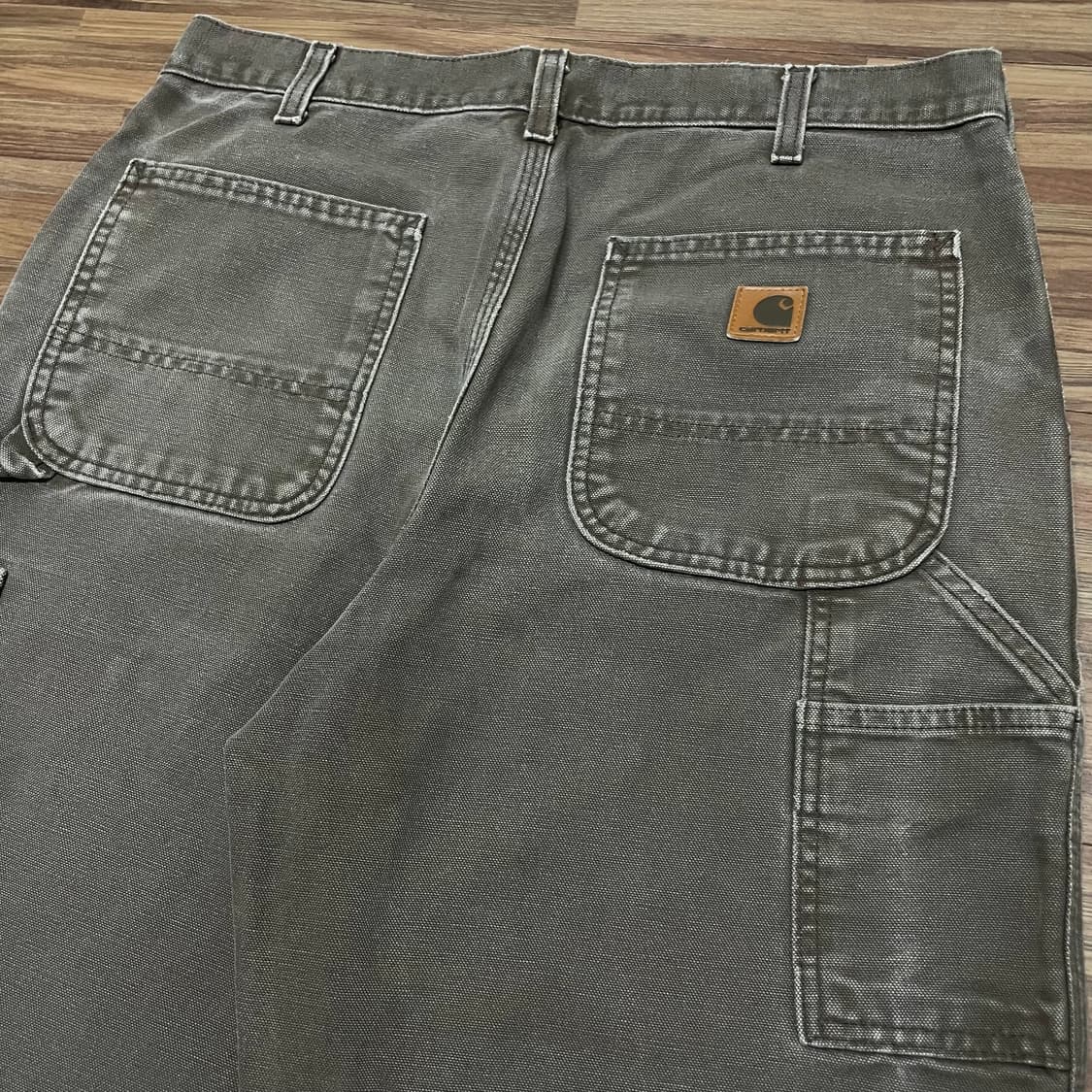 칼하트 싱글니 dkb 다크브라운 카펜터 워크팬츠 상품이미지4
