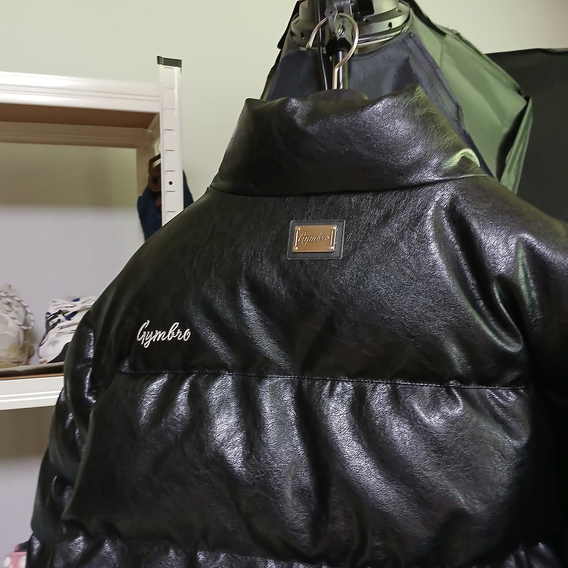 야차클럽 보겸 짐브로 레더 크롭 숏패딩 자켓 상품이미지9