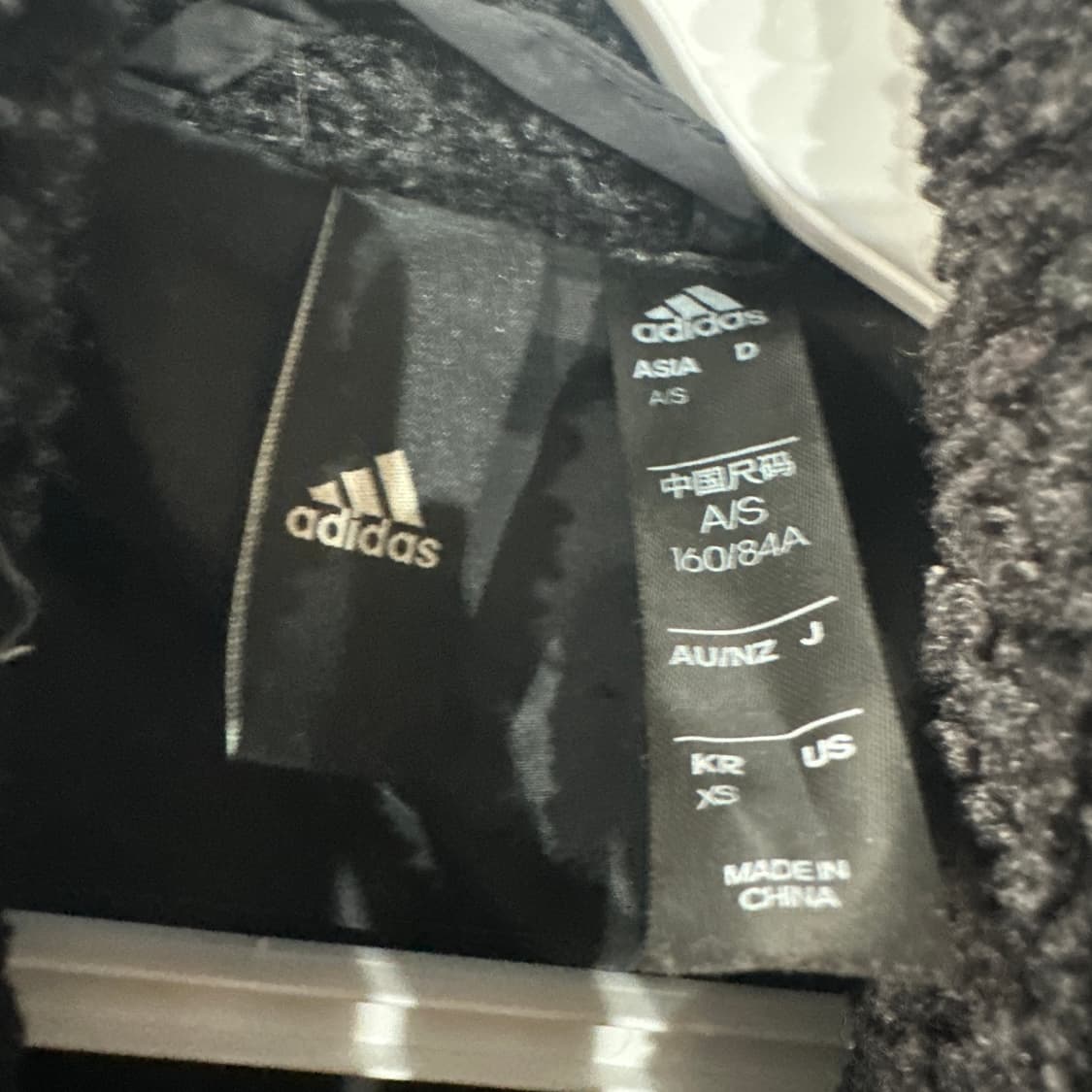 아디다스 양털 플리스 오버핏 점퍼 상품이미지4