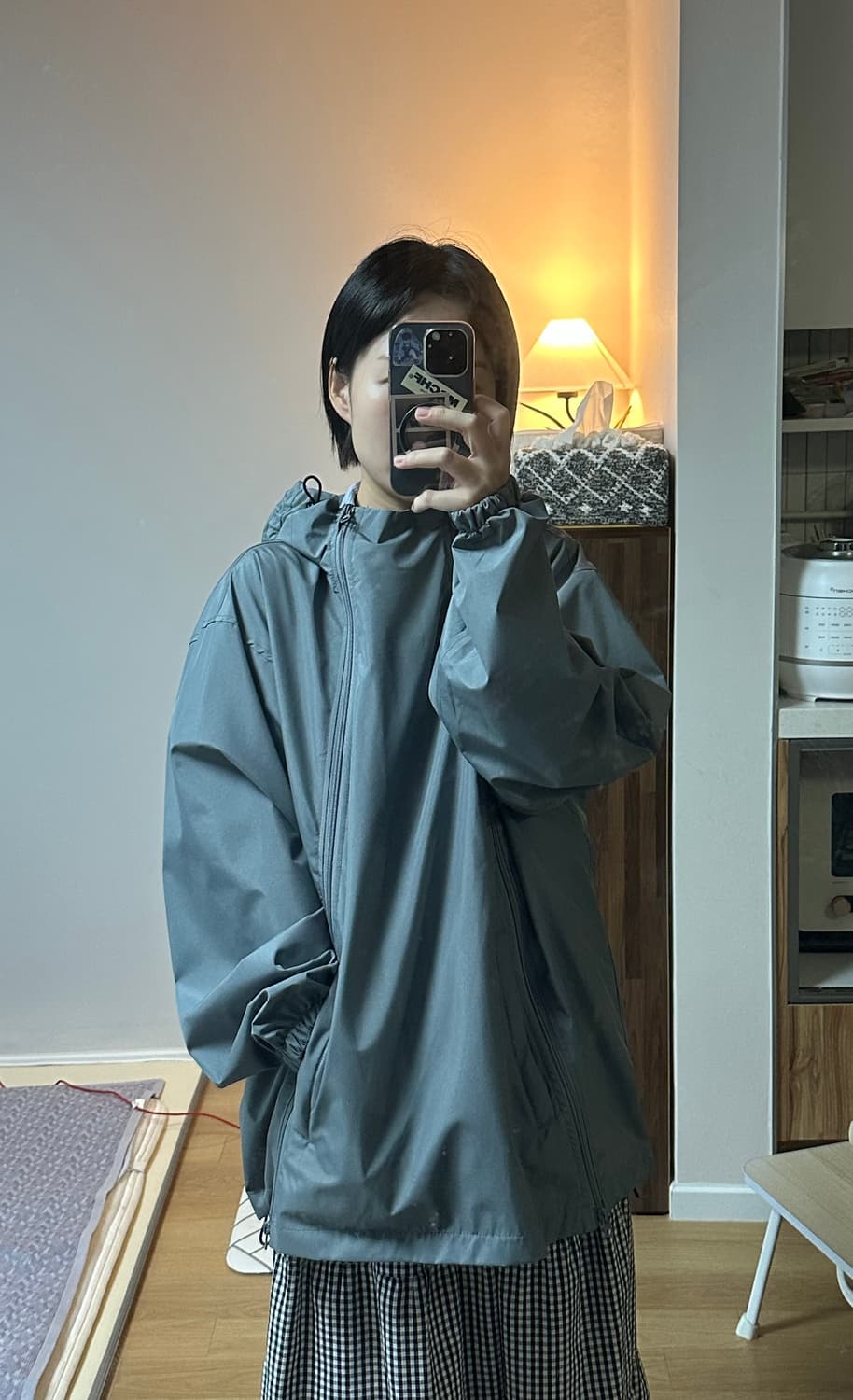 그레이 바람막이 상품이미지1