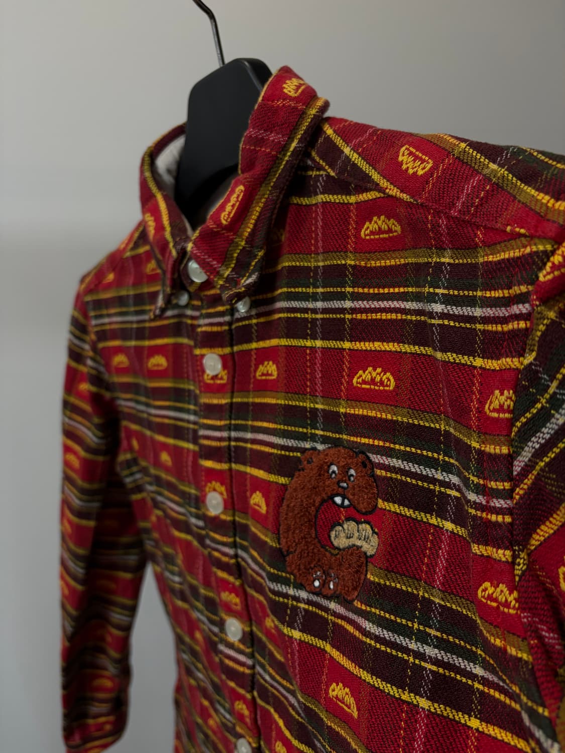 (2) Ne-net 네넷 플란넬 체크 패턴 셔츠 상품이미지2