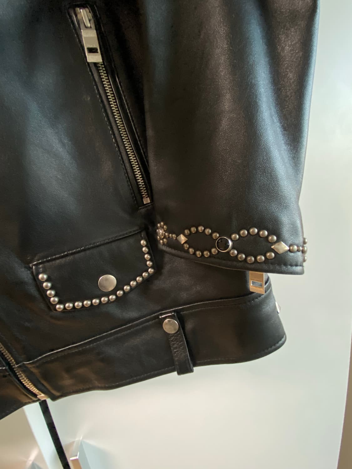 더스트라이프 커스텀 라이더 가죽자켓 판매합니다. 상품이미지3