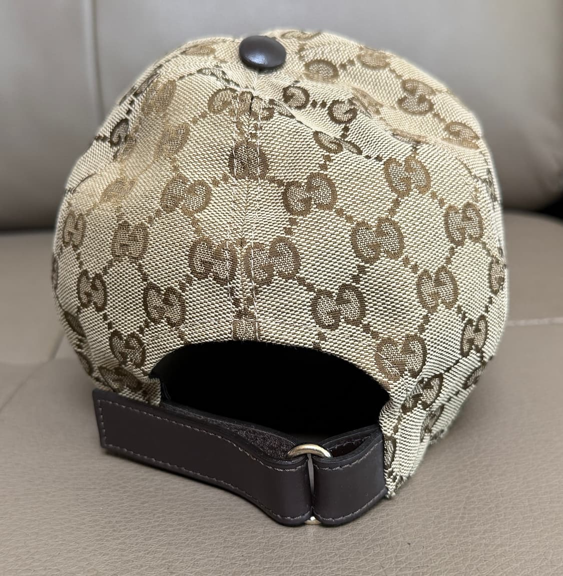 [L] 구찌 GG 오리지널 스트라이프 볼캡 상품이미지5