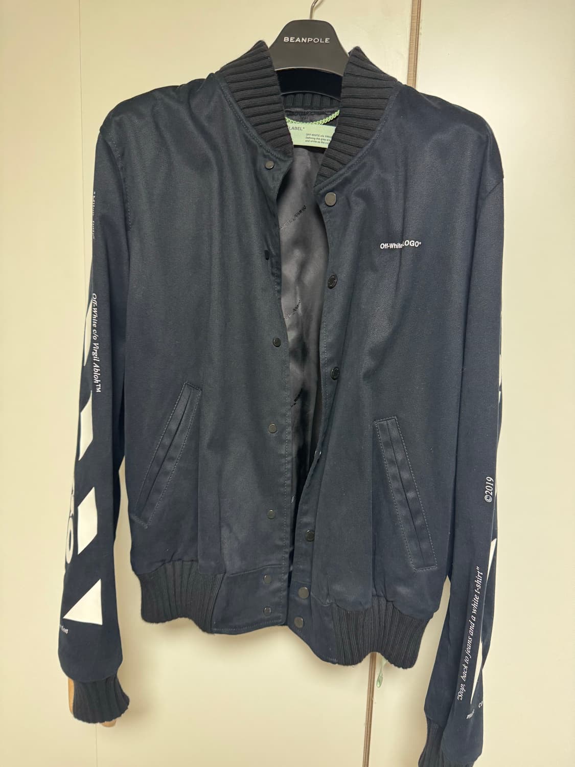 오프화이트 19s/s 봄버 자켓 m 상품이미지5