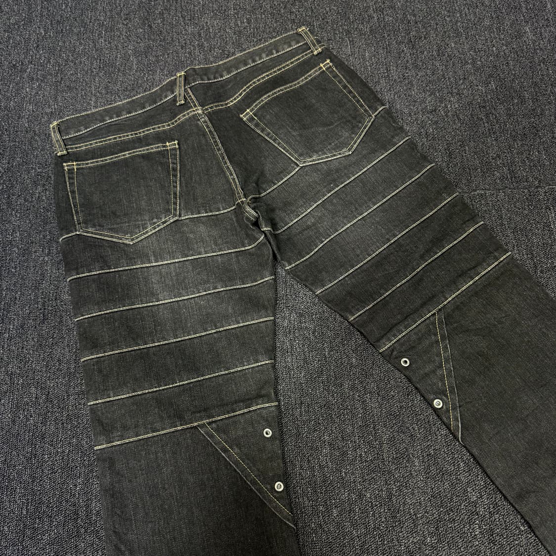 PPFM 패치워크 디테일 데님 팬츠 상품이미지6