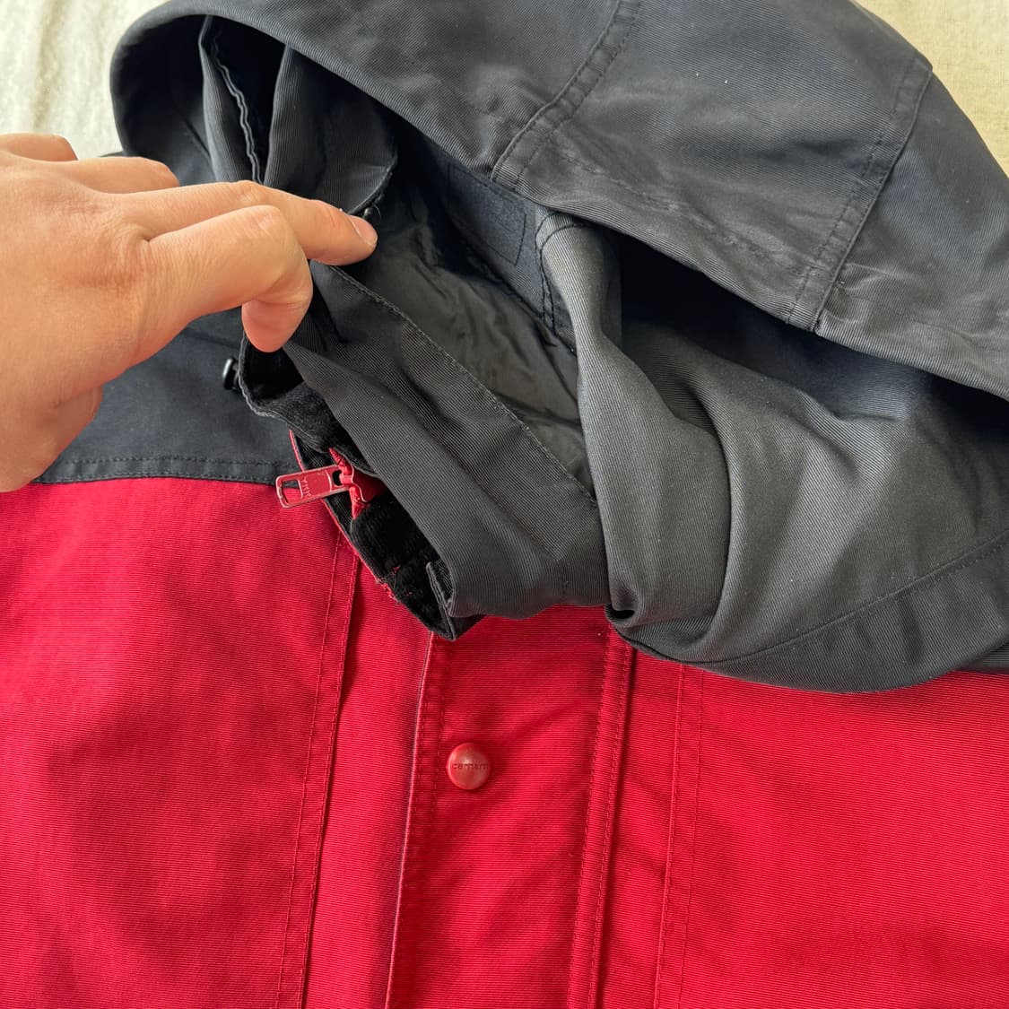 칼하트 90s 배색 크롭 후드 자켓 105 상품이미지6