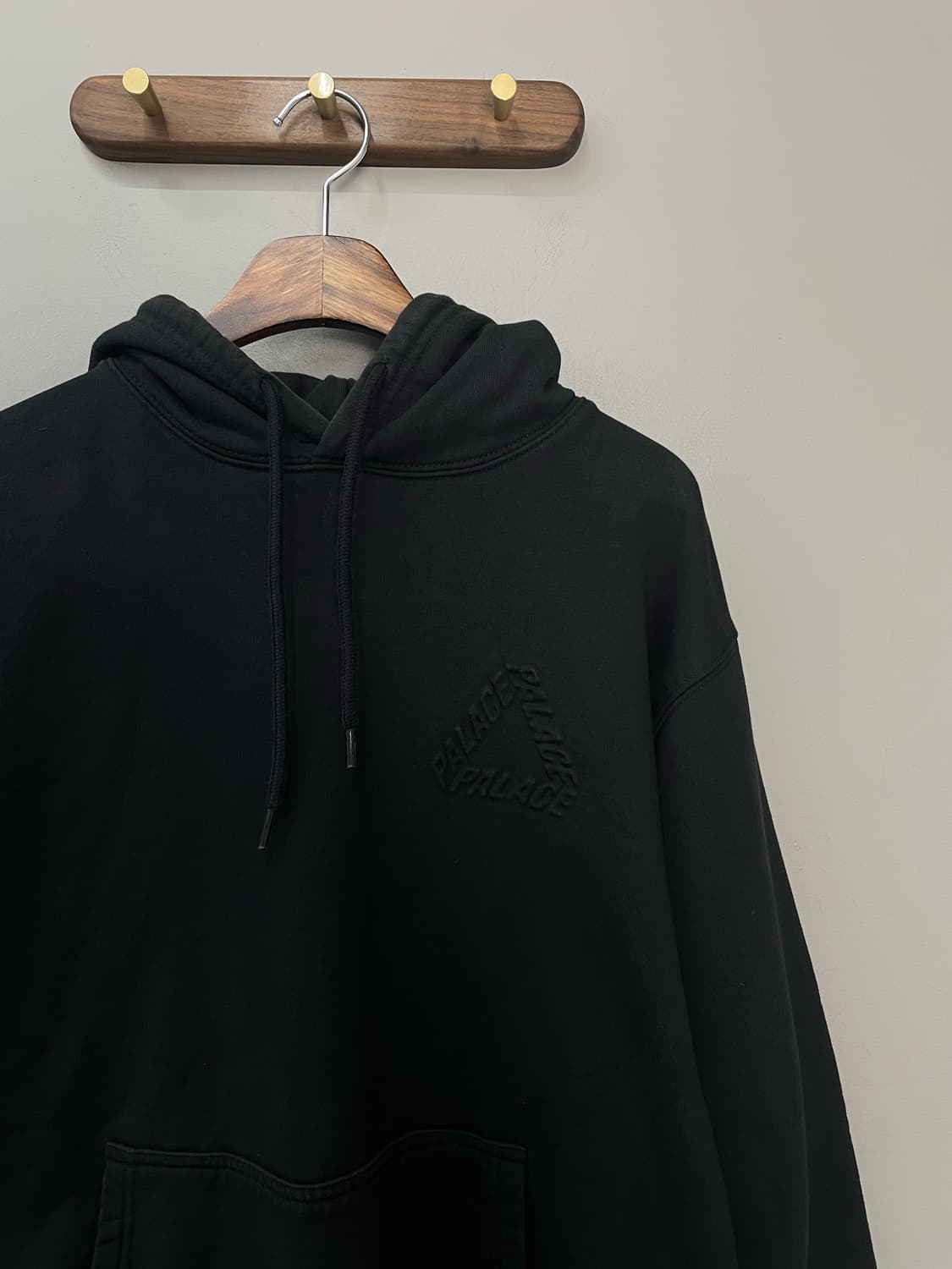 팔라스 빅로고 블랙 후드티 H1179 상품이미지4