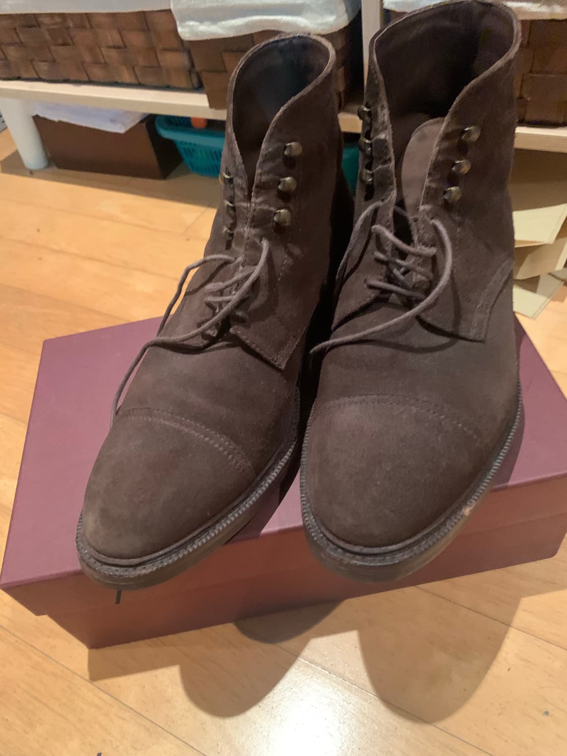 까르미나 스웨이드 부츠 판매(265-270mm)  상품이미지4