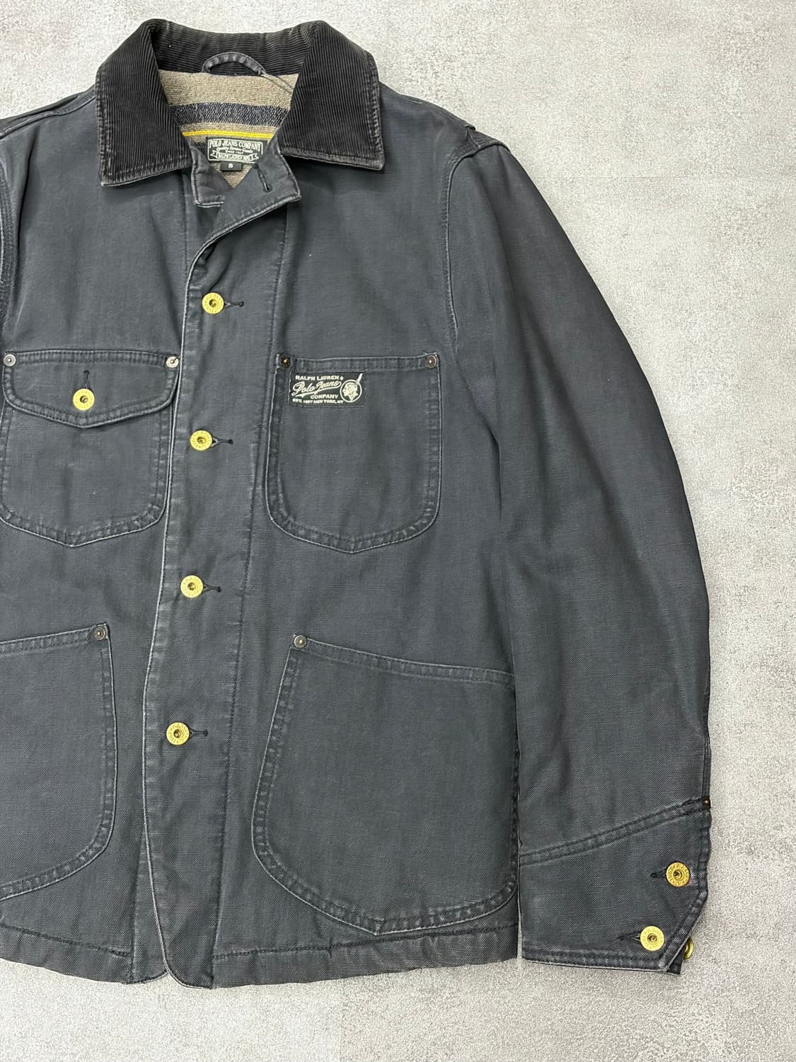 폴로 랄프로렌 사우스웨스트 인디언헤드 스톤 블랙데님 초어자켓 상품이미지4