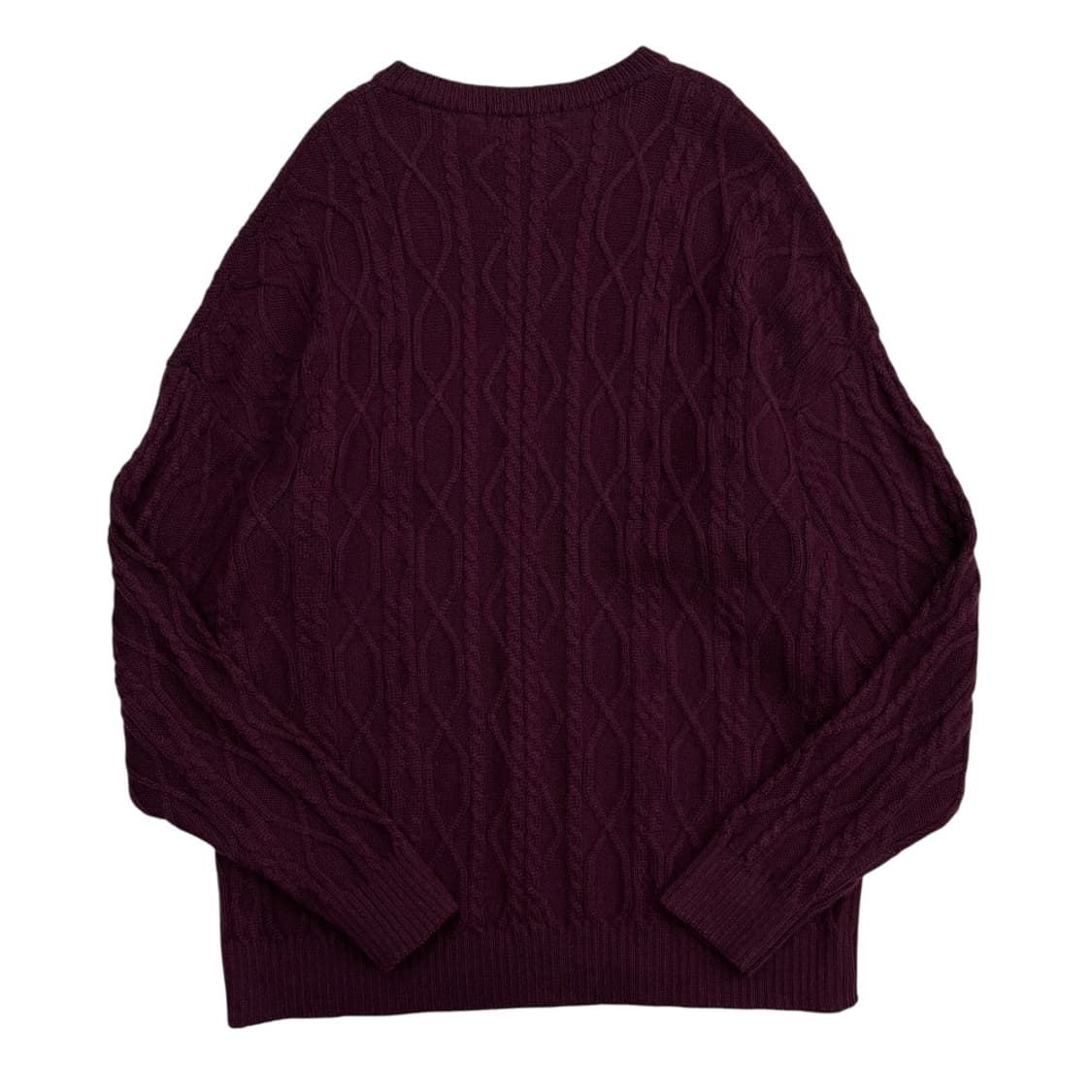 버버리 자수로고 버건디 니트 46 상품이미지3