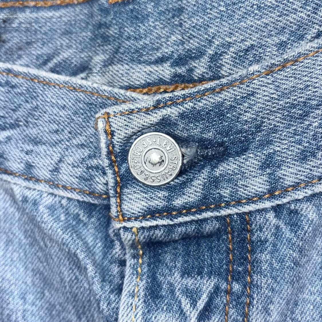 (32) 리바이스 501 CT 연청 데님 팬츠 상품이미지4