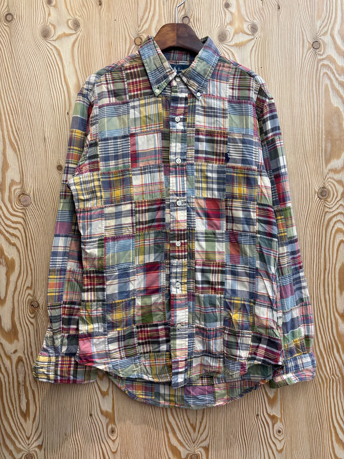 폴로 랄프로렌 마드라스 패치워크 셔츠 상품이미지1