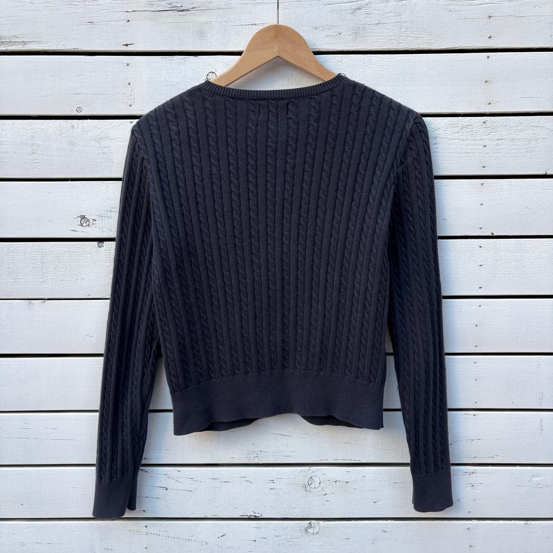 Polo 폴로 케이블 꽈배기 니트 가디건 상품이미지2