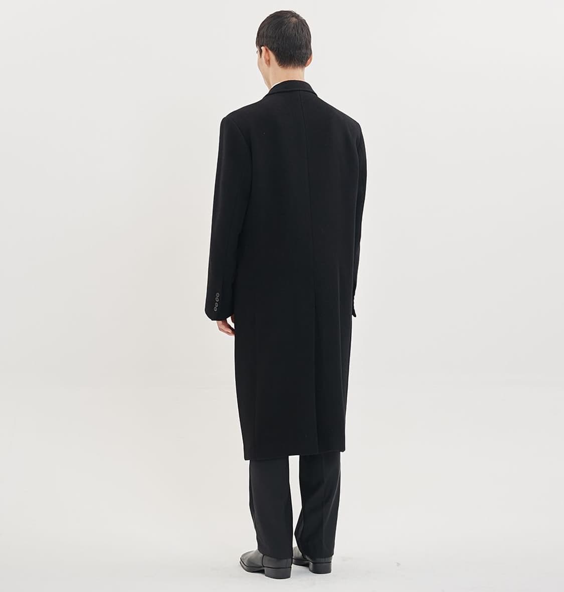 시너리 울 캐시미어 싱글 롱코트 S 상품이미지2