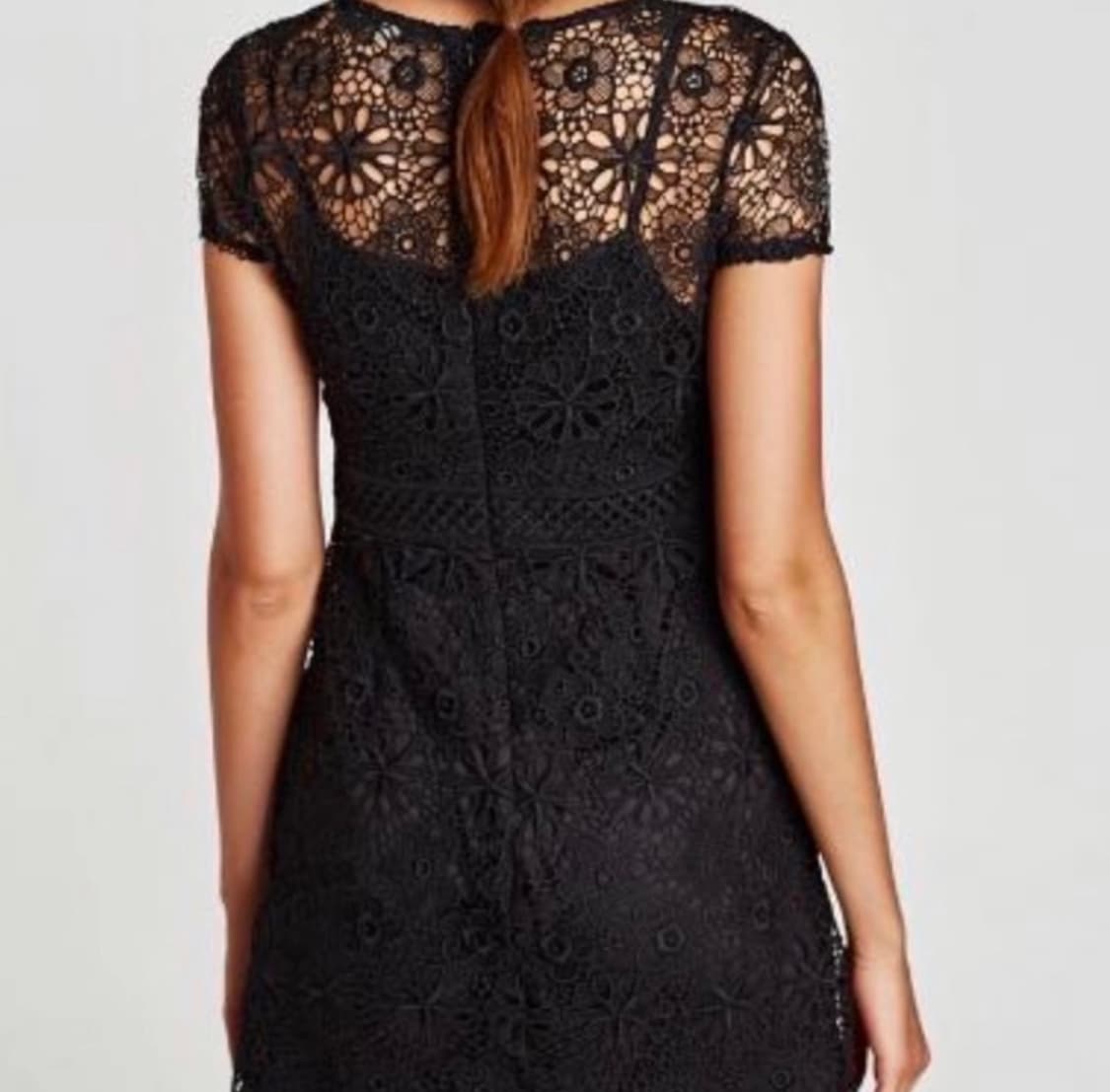 자라 엠브로이더리 레이스 블랙 원피스 / 셀프포트레이트 산드로 마쥬 베르 상품이미지3