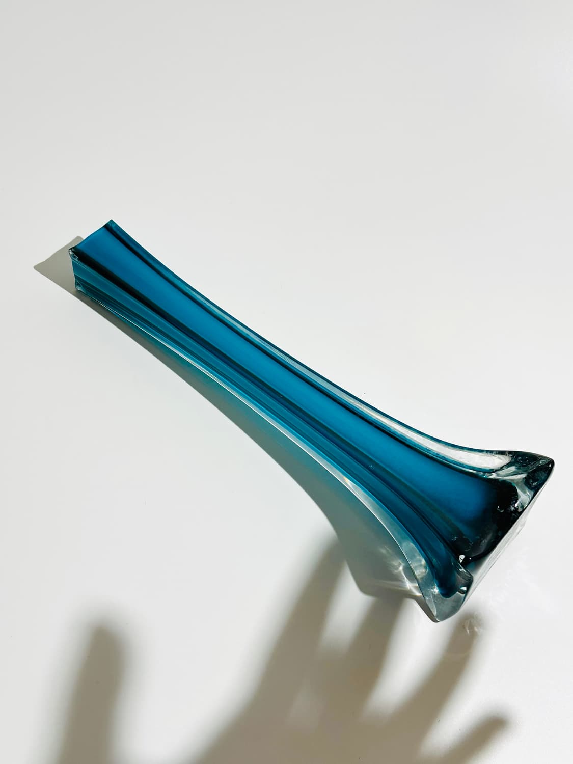 Eiffel Tower artglass square Vase (emrd) 상품이미지1