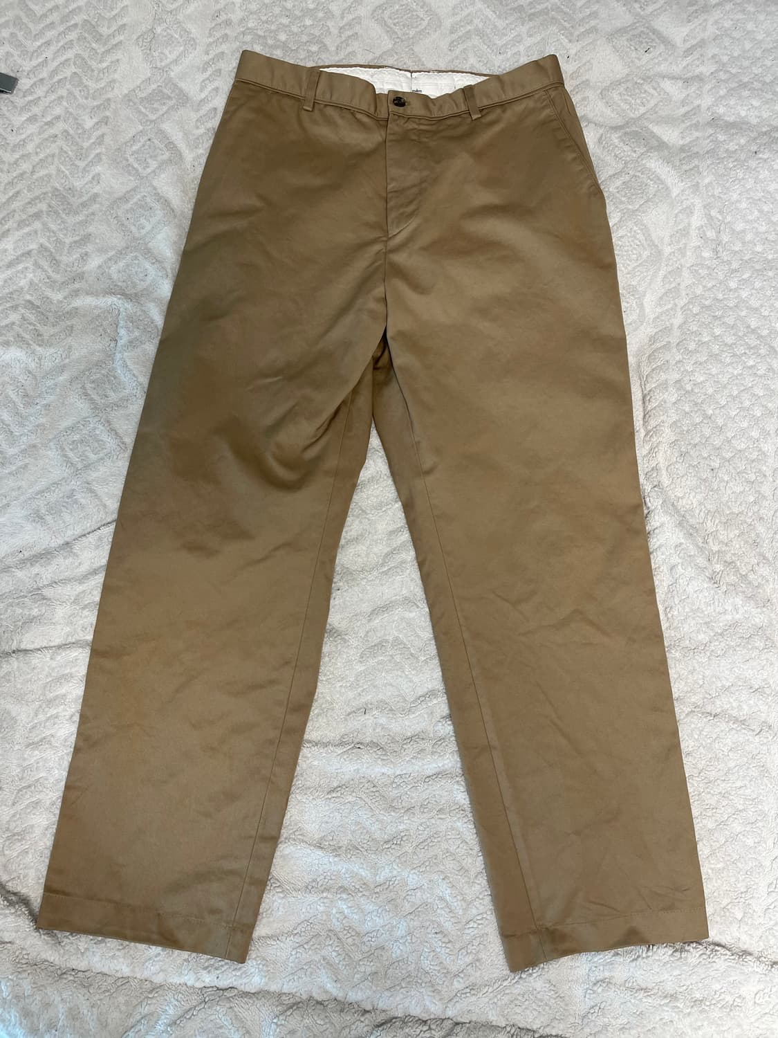 라이즈앤빌로우 수피마 302 치노팬츠 브리티쉬 카키 30인치 상품이미지2